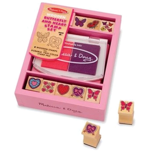 Набір штампів Melissa & Doug Метелики і Сердечки (MD2415): Виробник Melissa&Doug