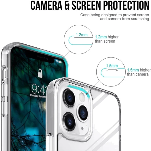 Чехол для iPhone TPU Case Space Transparent for iPhone 12 / 12 Pro фото 5