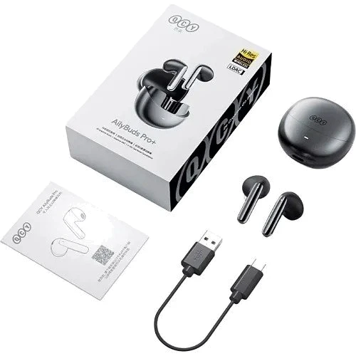 Наушники QCY HT10A+ AilyBuds Pro+ Black: Время работы, ч 2