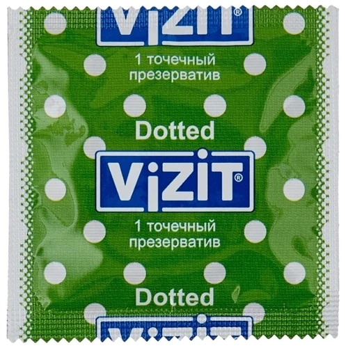 Презервативы VIZIT Dotted с пупырышками 3 шт