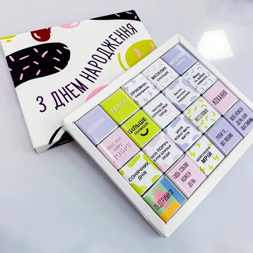Шоколад Шоколадний набір Papadesign Big З днем ​​народження: Виробник PAPAdesign