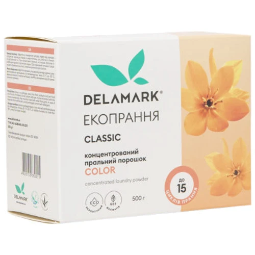 Стиральный порошок DeLaMark универсальный Color 500 г