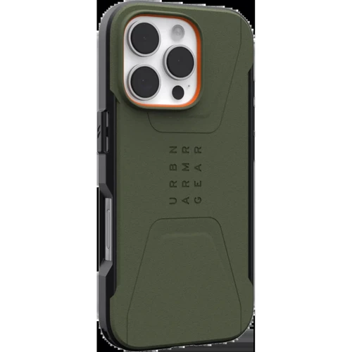 Чехол для iPhone Urban Armor Gear UAG Civilian Magsafe Olive Drab (114444117272) for iPhone 16 Pro: Тип аксессуара чехол