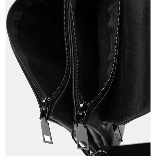Мужская сумка через плечо Ricco Grande черная (T1tr0021bl-black): Фактура Матовая, Гладкая
