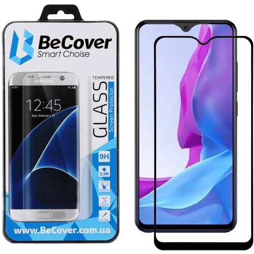 Аксессуар для смартфона BeCover Tempered Glass Black for Vivo Y93 Lite (703949)