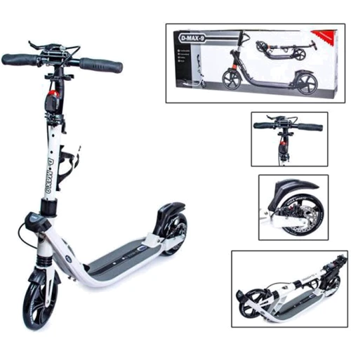 Двухколесный самокат Scale Sports. D-Max-9. White. Дисковый тормоз!: Количество колес 2