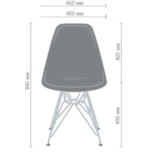 Стул AMF Aster PL Lite Chrome Белый (547522): Производитель AMF