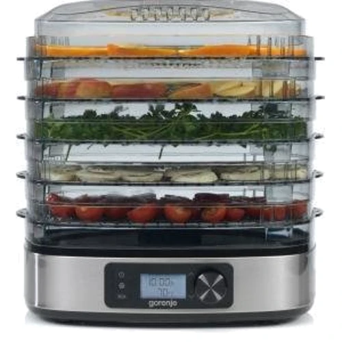 Сушарка для фруктів та овочів Gorenje FDK500DE: Продукти для сушки фрукты, овощи, ягоды, грибы, мясо, рыба, хлеб, зелень, травы, хлеб, макароны