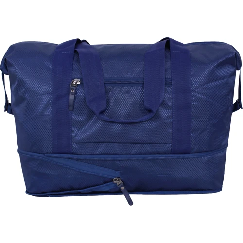 Сумка дорожная Bagland Pocket синяя (987516308): Застежка Молния