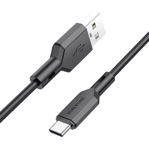 Кабель Borofone Cable USB-C to Lightning 20W 1m Black (BX70)
