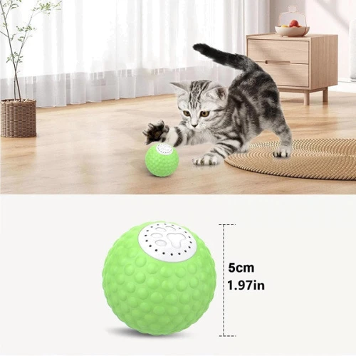 Интерактивный мячик для котов Vailge Petball 2 Зеленый (2175) фото 3