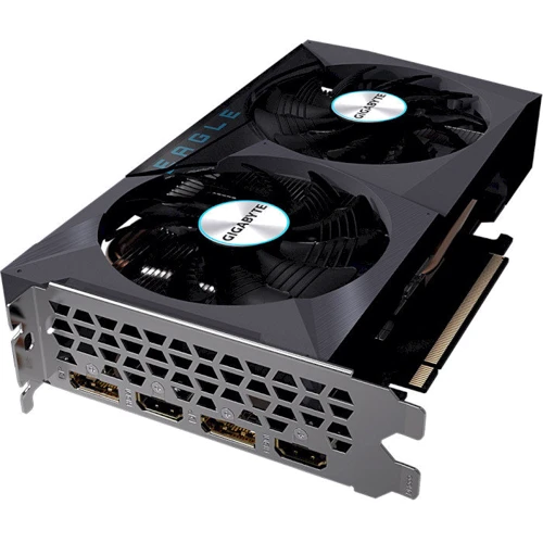 Видеокарта GIGABYTE GeForce RTX 3050 EAGLE OC 8G (GV-N3050EAGLE OC-8GD): Разрядность шины памяти, бит 128