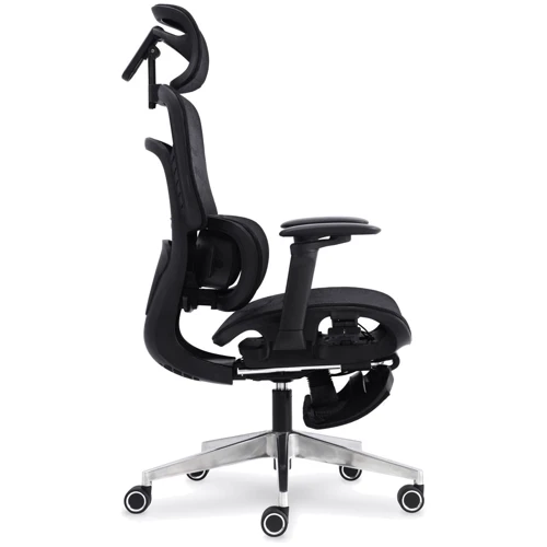 Офісне крісло з масажним ефектом Mealux M10 Air Plus Black (HF-M10 M/BB)