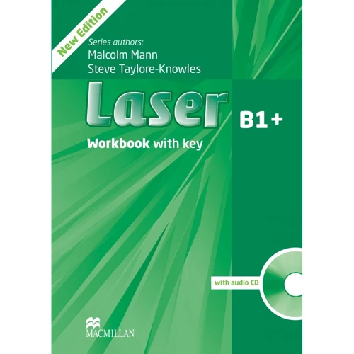 Laser 3rd Edition B1+: Workbook with Key with Audio CD