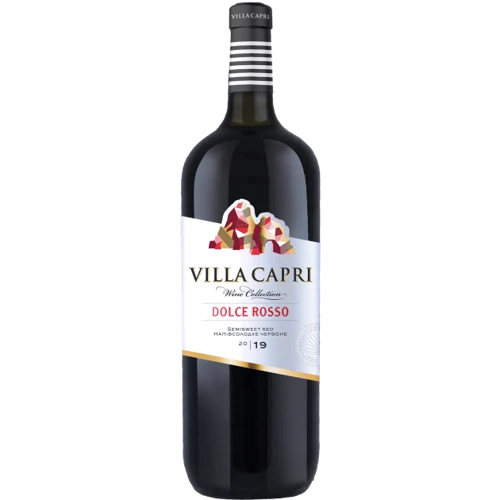 Вино Villa Capri Dolce Rosso червоне напівсолодке 1.5л 9-13% (PLK4820189292395)