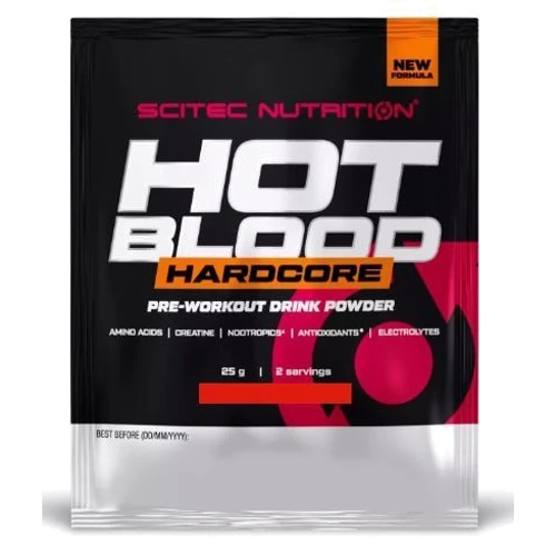 Энергетик Scitec Nutrition Hot Blood Hardcore 25 g / 2 servings / orange juice: Тип Энергетики