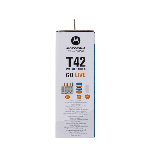 Портативная рация Motorola TALKABOUT T42 Quad Pack (B4P00811MDKMAQ): Радиус действия, км 4