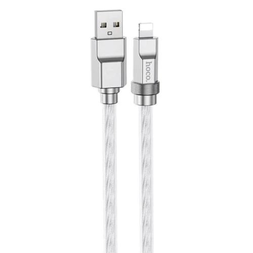 Кабель Hoco USB Cable to Lightning U113 Solid 2.4A 1m Silver