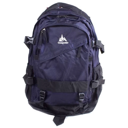 Чоловічий рюкзак Onepolar синій (W1302-navy): Фактура Матовая, Тканая