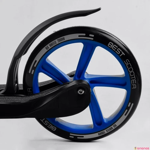 Самокат алюмінієвий Best Scooter синій (79855): Тип гальма ножний