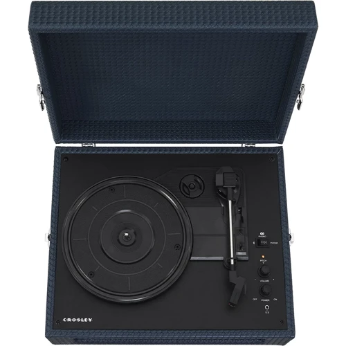 Вініловий програвач Crosley Voyager (Navy): Форма тонарма Прямая