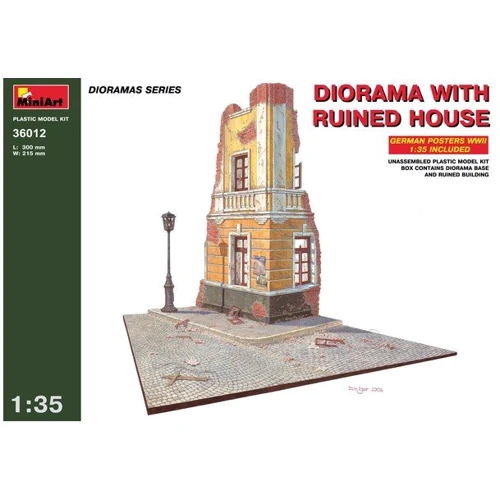 Диорама Miniart Диорама с разрушенным домом (MA36012)