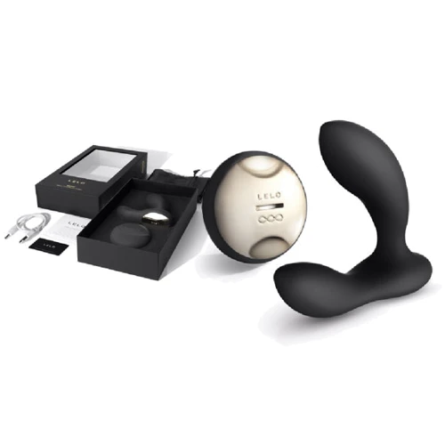 LELO Hugo - анатомічний масажер простати з дистанційним управлінням, чорний