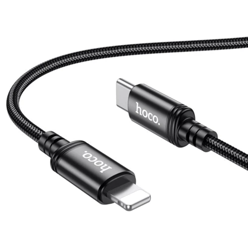 Кабель Hoco Cable USB-C to Lightning X89 Wind 2.4A 20W 1m Black