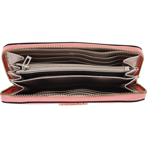 Женский кошелек Guess Central City Slg Lrg Zip Arnd коралловый (SWVG8109460-COR): Тип Кошельки