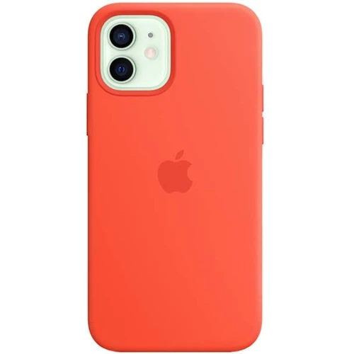 Чохол для iPhone TPU Silicone Case Electric Orange for iPhone 12 / iPhone 12 Pro: Матеріали силикон
