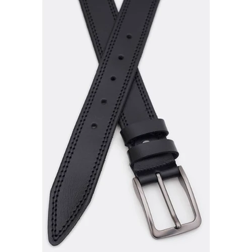 Мужской ремень Borsa Leather черный (115v1fx93-black): Пол Мужской