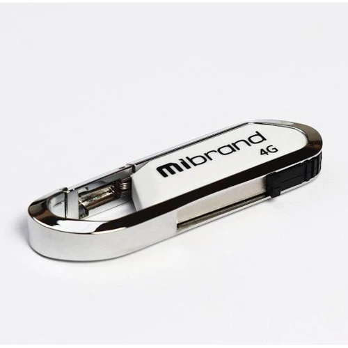 USB-флешка Mibrand 4GB Aligator USB 2.0 White (MI2.0/AL4U7W)