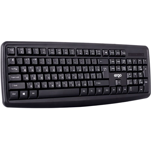 Клавиатура Ergo K-260 USB Black (K-260USB): Подключение проводное