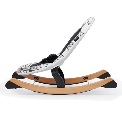 Шезлонг-качалка Kinderkraft Finio Black/White (KKBFINOBLK0000): Конструкция опоры без колесиков