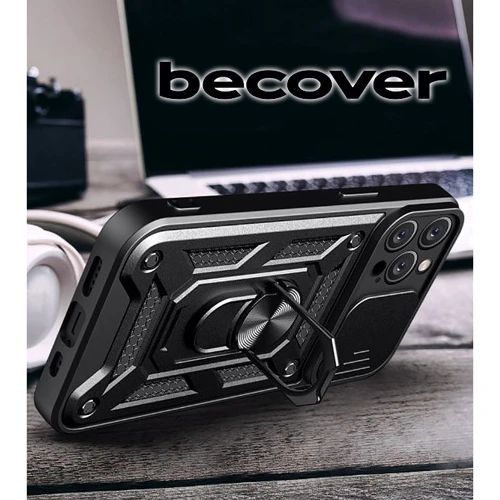 Чохол для iPhone BeCover Military Black для iPhone 15 Pro (709953): Тип чохла накладка на заднюю часть