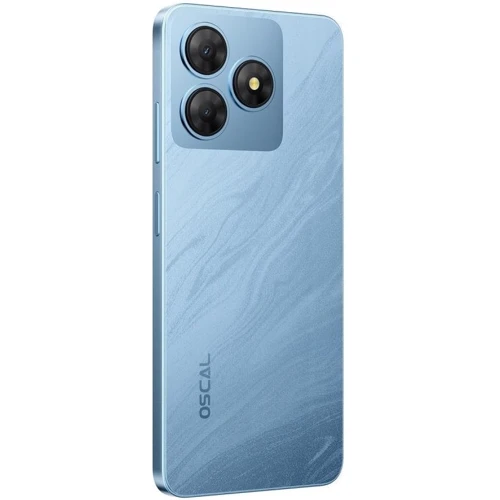 Смартфон Oscal Flat 2C 2/64GB Ripple Blue: Камера 13 МП / LED вспышка / HDR / Панорама/ Фронтальная 8 МП