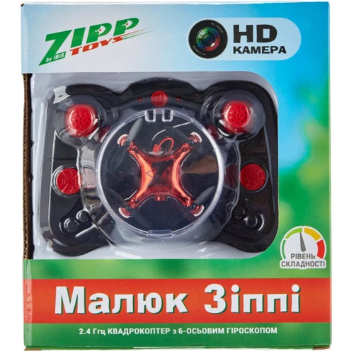 Квадрокоптер ZIPP Toys Малыш Зиппи с камерой и дополнительным аккумулятором Красный: Управление/Передатчик iOs и Android устройства