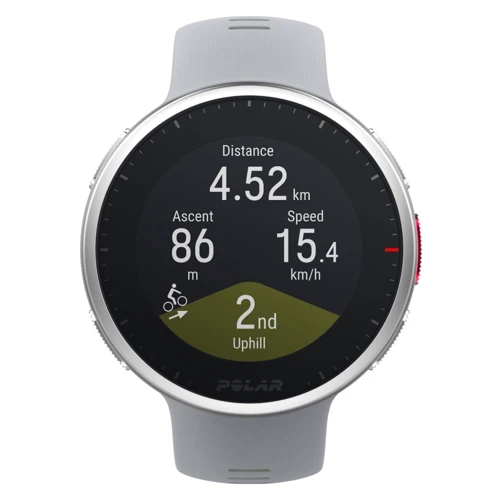 Смарт-часы Polar Vantage V2 Greу lime M/L (90083651): Дисплей 1.2" (240x240)