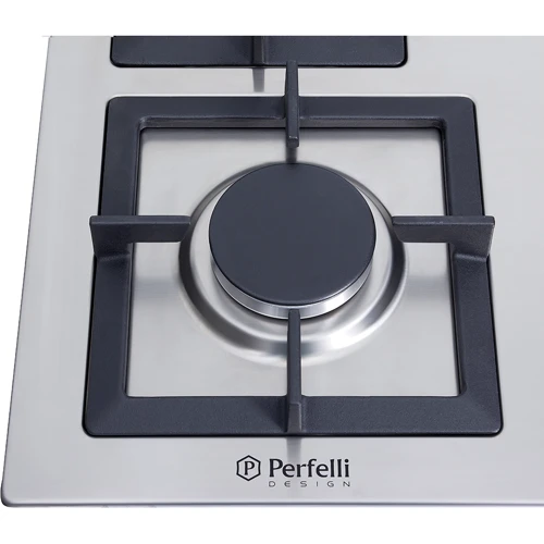 Варильна поверхня газова Perfelli Design HGM 6430 INOX SLIM LINE: Кількість конфорок 4