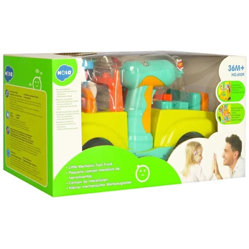 Дитяча машина конструктор Hola 6109 із шуруповертом