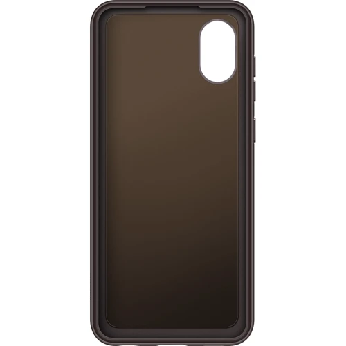 Чехол для телефонов Samsung Soft Clear Cover Black (EF-QA032TBEGRU) for Samsung A032 Galaxy A03 Core: Пленка в комплекте нет