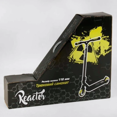 Самокат трюковий Best Scooter Reactor чорний (RC-44436): Кількість коліс 2