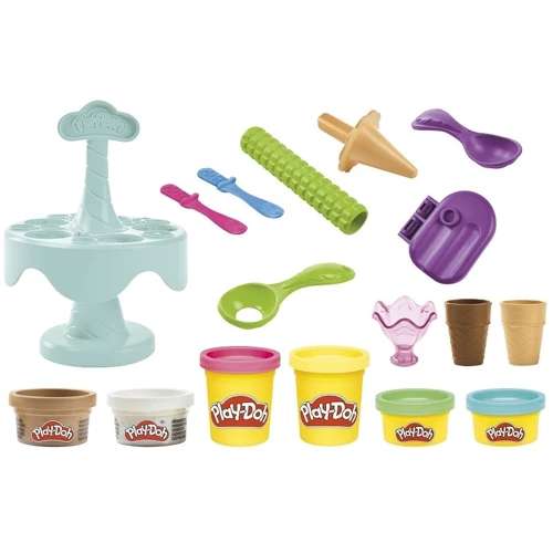 Набор HASBRO Play-Doh Забавные закуски (E5112_F5332 ICE CREAM CAROUSEL PLAYSET) фото 5