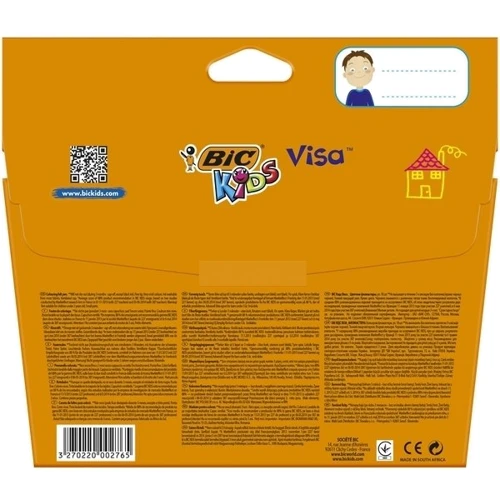 Фломастери BIC Visa 18 кольорів 18 шт (3270220002765): Тип Cтандарт