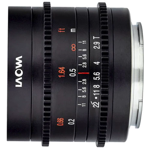 Об'єктив для фотоапарата Laowa 9mm t/2.9 Zero-D Cine Canon RF (Cine) (Black) VE929RFC: Тип об'єктива Широкоугольный
