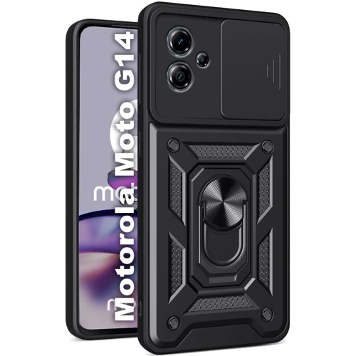 Чохол для телефона BeCover Military Black для Motorola Moto G14 (709960)