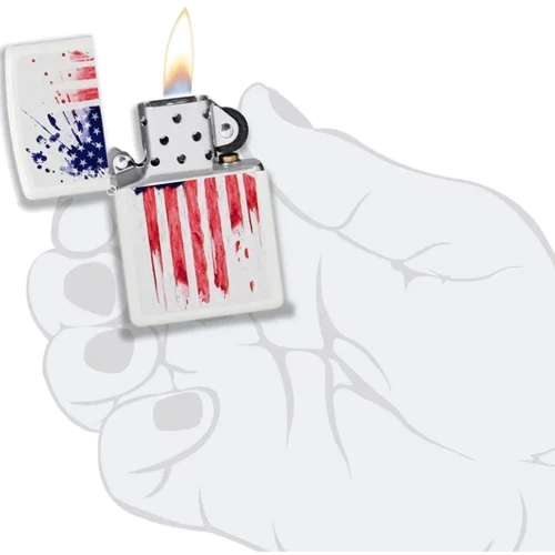 Запальничка ZIPPO 214 US Flag Design (49783) фото 4