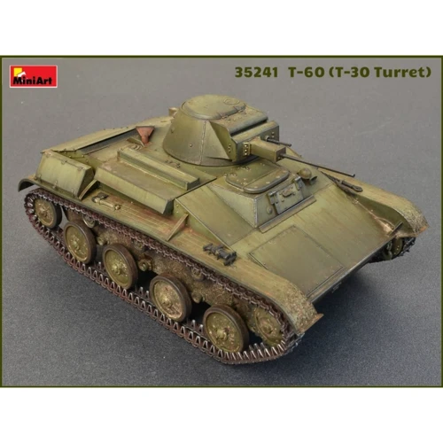 Сборная модель MiniArt Советский легкий танк Т-60 (башня Т-30) с интерьером (MA35241) фото 6