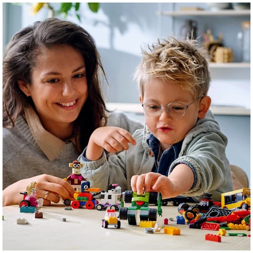 LEGO Classic Кубики и колеса (11014) фото 8