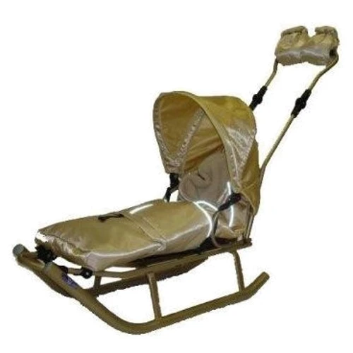 Санки Anmar Active (рег.ручка/капюшон/конверт/муфта) бронзовый